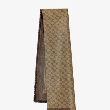 Gucci Woman Scarf Woman Gold Scarves