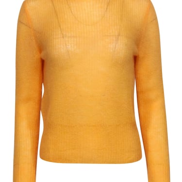Vince - Bright Orange Mohair Blend Sweater Sz S