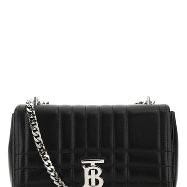 Burberry Woman Black Leather Small Lola Crossbody Bag