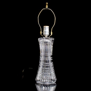 Waterford Crystal Electric Table Lamp | Vintage Home Decor 