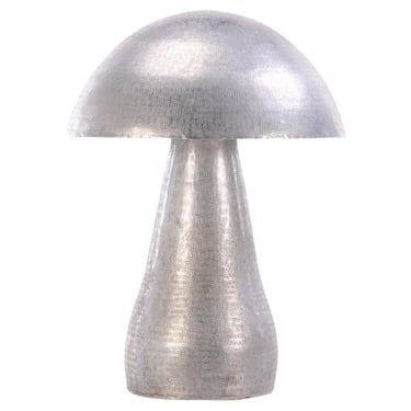 A French Space Age Mushroom form Aluminum Sculpture, C. 1960.