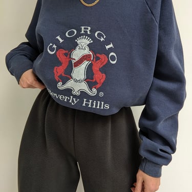 Vintage "Giorgio Beverly Hills" Raglan Sweatshirt