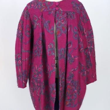 Peggy Jennings Mohair Floral Coat