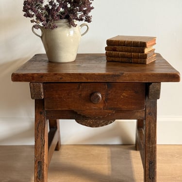 Antique French End Table 