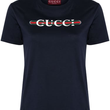 Gucci Women Logo Cotton T-Shirt