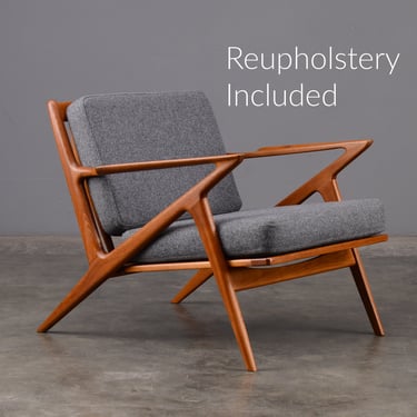Original Teak Z Chair by Poul Jensen for Selig Authentic 