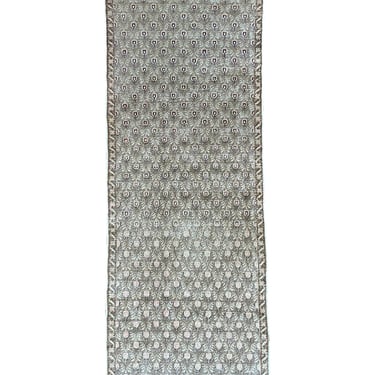 Vintage Hand Knotted Wool Runner, 3'-2" x 9'-5"
