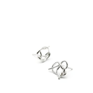 Tiro Tiro Large Knot Studs - Sterling Silver