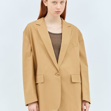 Max Mara Women Oversized Canvas Blazer