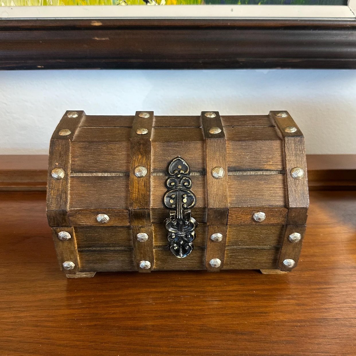 K3789 Antique 1930s FISHERS ジュエリー トレイ Chimayo Trading 