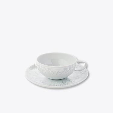 Ornament Flower Coffee Cup + Saucer | Rent