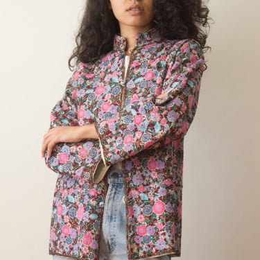1950s Fully Embroidered Indian Silk Jacket 