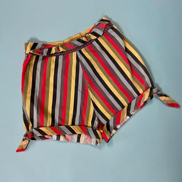 1950s Candy Stripe Short Shorts 