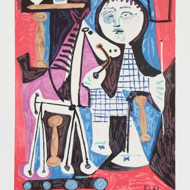 Claude a Deux Ans by Pablo Picasso, Marina Picasso Estate Lithograph Poster 