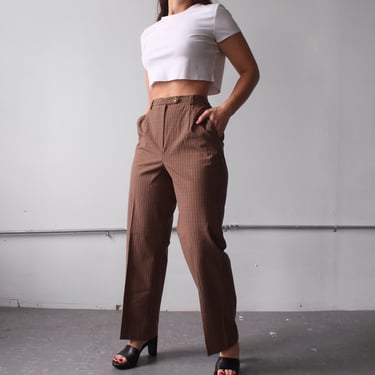 90s Autumnal Checked Pants - W29+