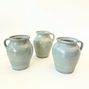 Hungarian Sea Green Ceramic Pitcher