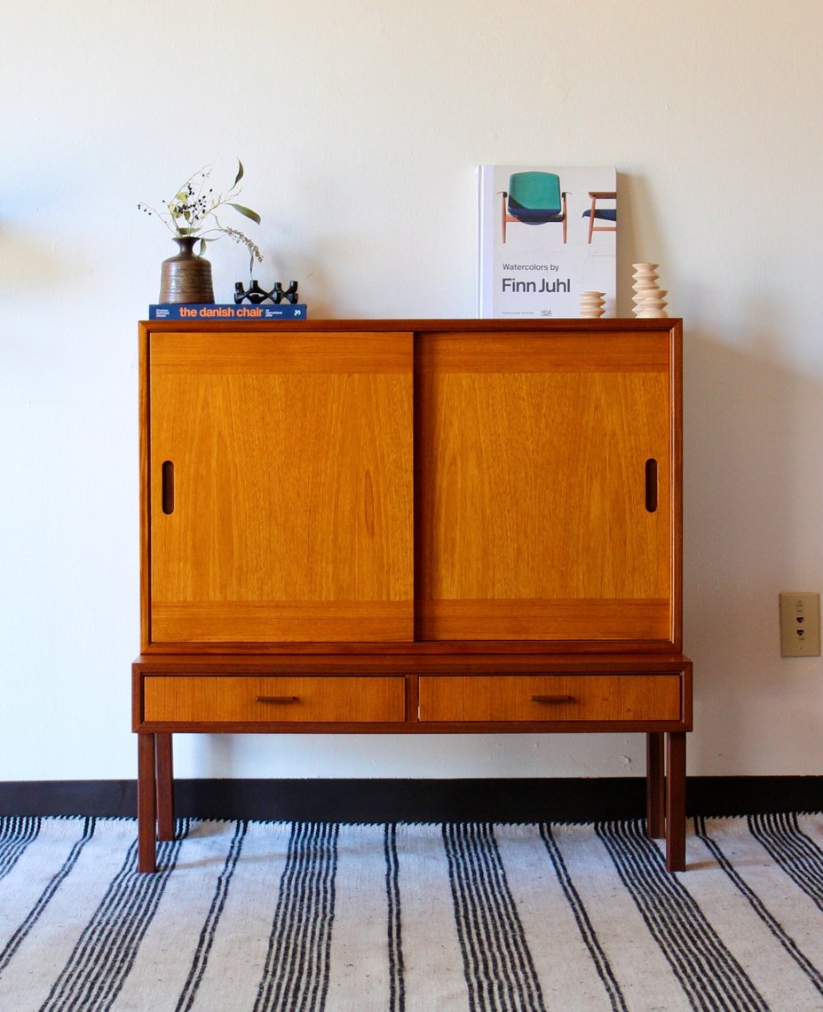 Swedish Display in Teak Form and Function Portland, OR