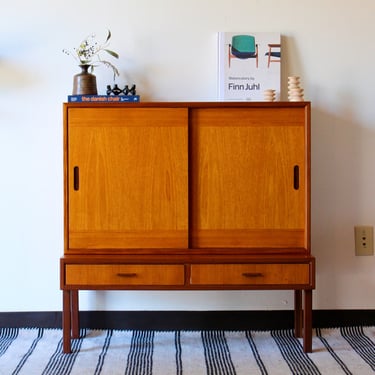 Swedish Display Cabinet in Teak