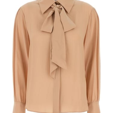 Chloe Woman Skin Pink Georgette Shirt