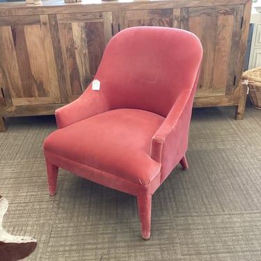 ANTHROPOLOGIE Pink Accent Chair