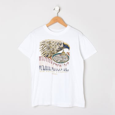 Vintage 90s Washington, DC T-Shirt - americana, eagle, usa - Men's S 