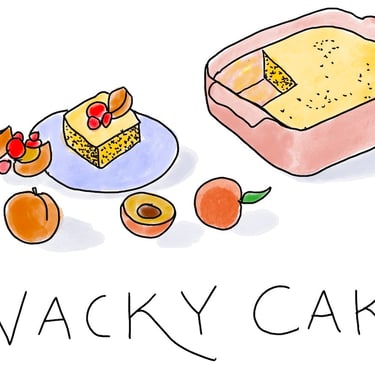 Wacky Cake Recipe Digital Download
