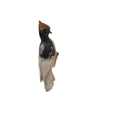 Vintage Woodpecker Wall Hanger Climber, Mid Century Modern, Inside or Outside, Retro Bird Watcher Gift, Vintage Wall Hanging Decor 