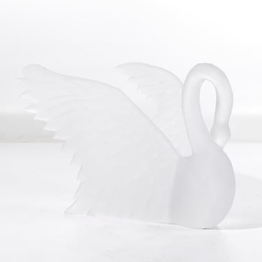 Mid Century Large Swan Figurine - mcm 