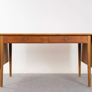 Teak & Beech Desk/Sewing Table - (322-169) 