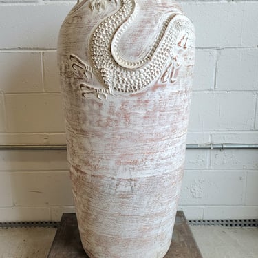 Oversized Vessel with Dragon Relief