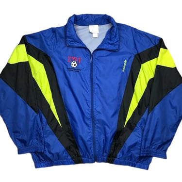 Vintage 80s/90s Adidas UNLV Soccer Classic Full Zip Embroidered Windbreaker Jacket Size XL 