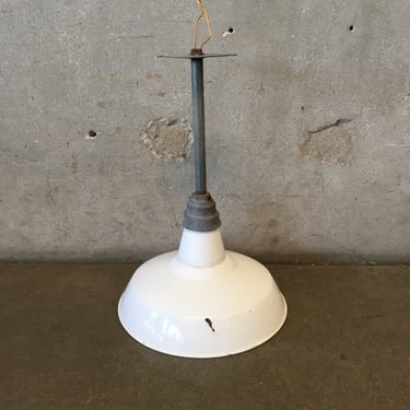 White Porcelain Lamp Fixture