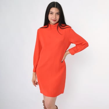 Vintage Orange Shift Dress 60s Mod Mini Dress | Shop Exile - Tucson