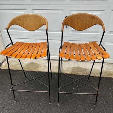 Arthur Umanoff Bar Stools Set of 2- Mint Condition 