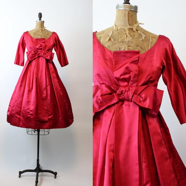 1950s 1958 documented SUZY PERETTE Dior dress small | new fall winter 