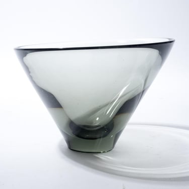 Holmgaard Tule Bowl, Per Lütken, Danish Modern, CHIPS on the Base, c.1960s 