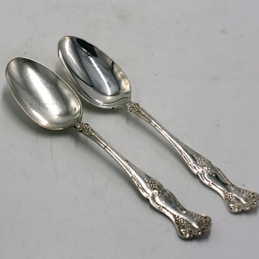 vintage Rogers Bros silverplate serving spoons 