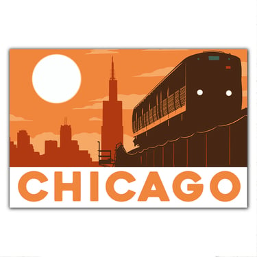 Chicago Sunrise Print