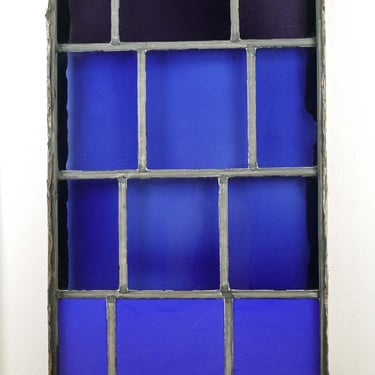 Purple & Blue Robert Sowers JFK Airport Stained Glass Window