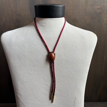 Arrowhead Bolo on Red Tie