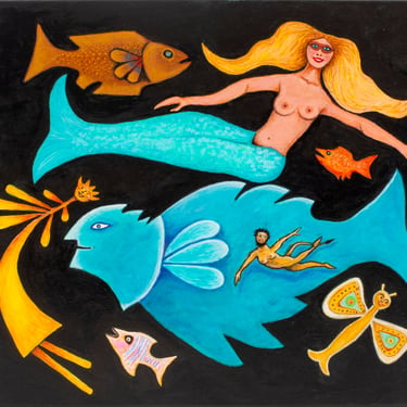 Louis Mendez "Sea World / Dance of Life" Painting