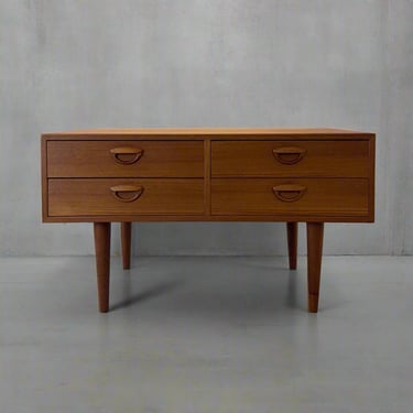 Feldballes Møbelfabrik Model #50 Teak TV Stand / Chest Designed by Kai Kristiansen - #A1715