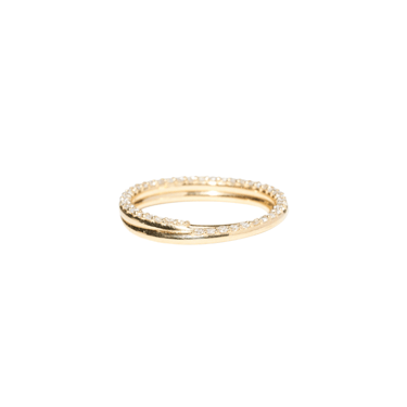 Small Pave Current Ring — Commitment, Curated