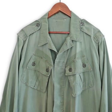 vintage jungle jacket / 1960s US Army cotton poplin | Cardigan