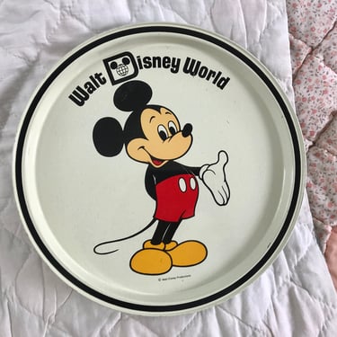 1970's Mickey Mouse Tin Plate 
