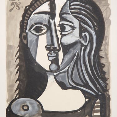 Tete de Femme,  Pablo Picasso (After), Marina Picasso Estate Lithograph Collection 