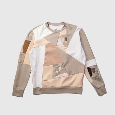 Khaki 'all-over reroll' sweatshirt