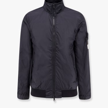 Stone Island Men Stone Island Black Jackets