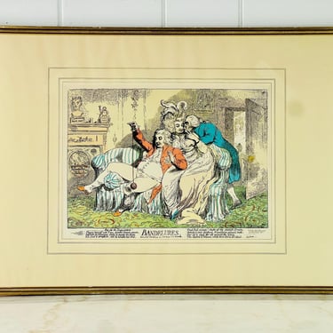 Vintage 1969 Limited Edition James Gillray's 
