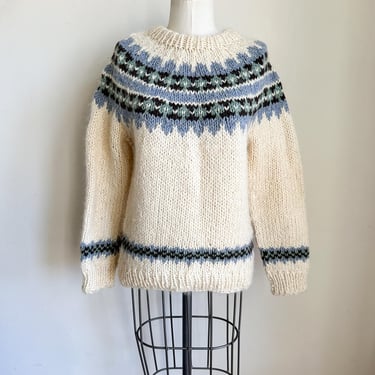 Vintage 1980s Wool Fair Sweater / M 